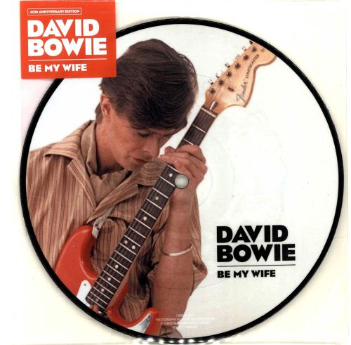 デヴィッド・ボウイ Be My Wife限定盤 ピクチャー 7” レコード